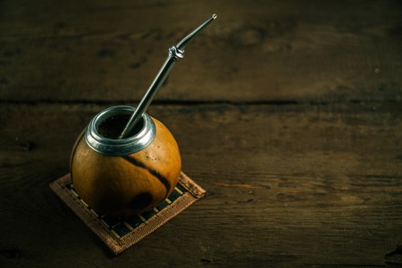 Yerba drink tea mate photo.の写真素材