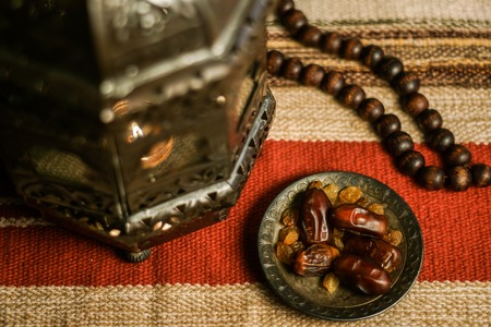 Ramadan traditional islam photo background set.の写真素材