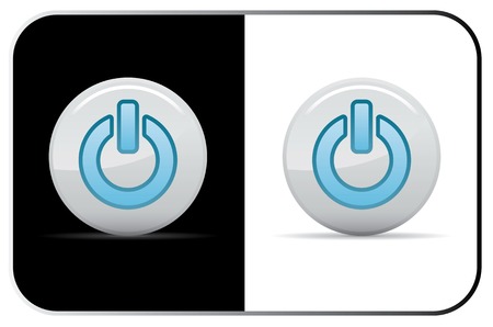 Vector Power Icon. Two Colors. Lumi Series.のイラスト素材