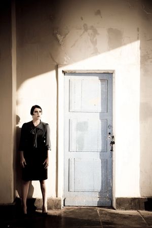 Beauty Woman Portrait. Retrospective Review. 20-s  XX Century.の写真素材