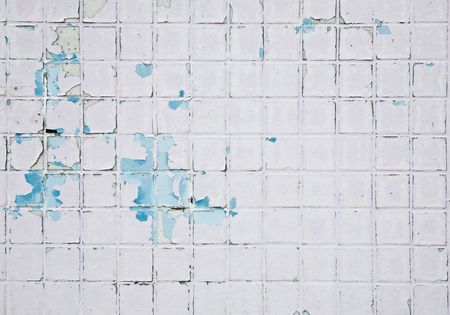 Old grunge mosaic wall. Wall backgrounds collection.の写真素材