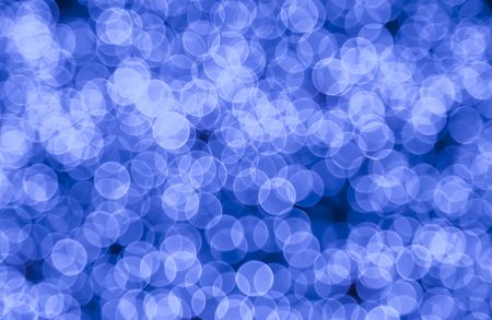Blue Abstract Lights. Unfocused Light background Series.