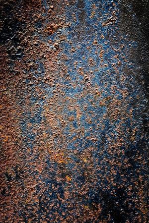 Rusty metal wall can be used as backgroundの写真素材