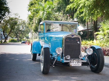 HUA HIN - DECEMBER 18: Ford Type A , 1940 year. Retro Car on Vintage Car Parade 2010 at Sofitel Resort on December 18, 2010 in Hua Hin, Thailand. のeditorial素材