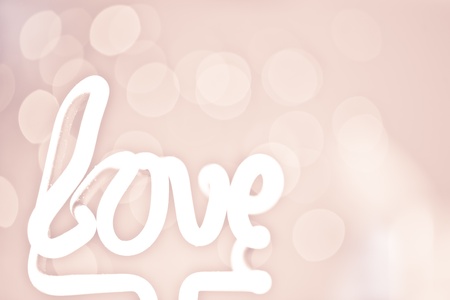 Abstract soft light defocused love backgroundの写真素材