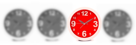 Time concept isolated on white