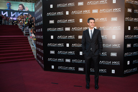 MOSCOW, RUSSIA, May, 13: Director Simon Kinberg. Premiere of the movie \"X-Men\", May, 13, 2014 at Rossiya Cinema in Moscow, Russiaのeditorial素材