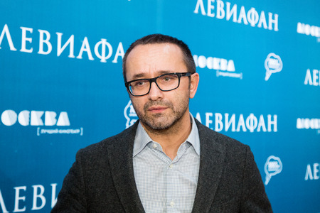 MOSCOW - JANUARY, 28: Film Director Andrey Zvyagintsev . Premiere of the movie Leviathan at Moscow Cinema,  January, 28, 2015 in Moscow, Russiaのeditorial素材