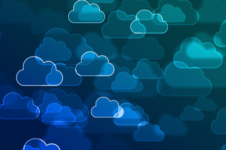 Blurred cloud defocused backgroundの写真素材