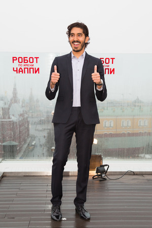 MOSCOW, RUSSIA, MARCH, 01: Actor Dev Patel. Photo-call of the movie "Chappie", March, 01, 2015 at RITZ HOTEL in Moscow, Russiaのeditorial素材