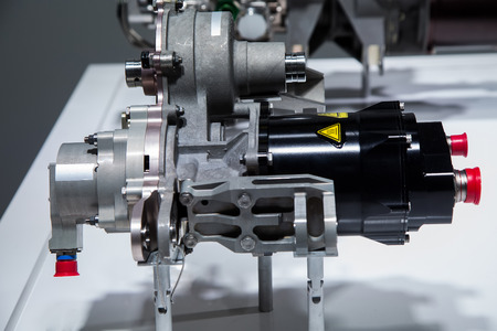 The interior of an engineの写真素材