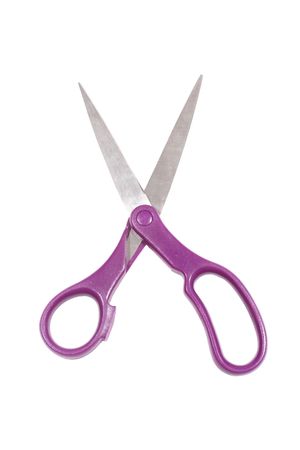 Scissors isolated on white backgroundの写真素材