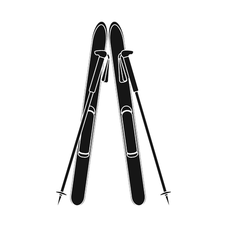 Vector illustration of mountaineering and peak symbol. Collection of mountaineering and camp stock vector illustration.のイラスト素材