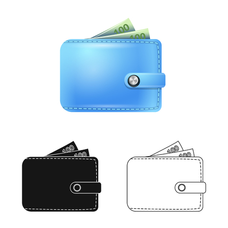 Vector illustration of bank and money logo. Collection of bank and bill stock vector illustration.のイラスト素材