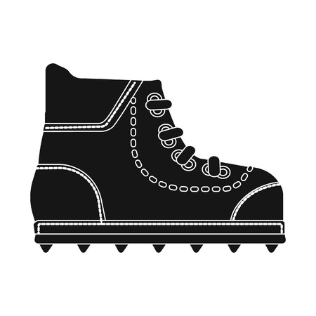 Vector design of mountaineering and peak logo. Collection of mountaineering and camp vector icon for stock.のイラスト素材