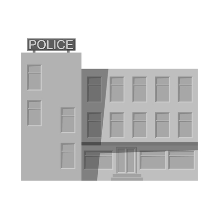 Vector design of building and front symbol. Set of building and roof stock symbol for web.のイラスト素材