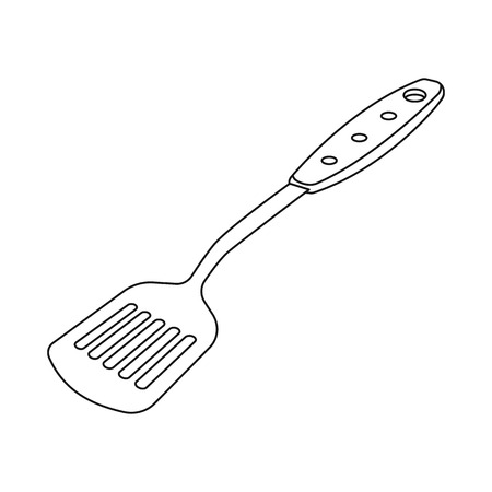 Isolated object of kitchen and cook icon. Set of kitchen and appliance stock symbol for web.のイラスト素材