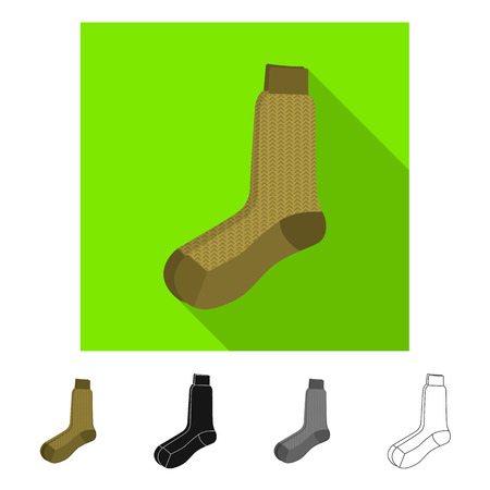 Isolated object of man and clothing sign. Set of man and wear stock vector illustration.のイラスト素材