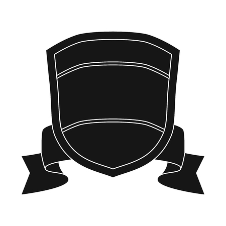 Vector illustration of emblem and badge icon. Collection of emblem and sticker vector icon for stock.のイラスト素材