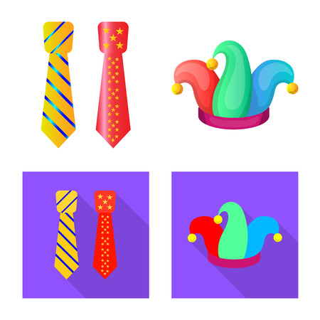 Vector design of party and birthday icon. Collection of party and celebration stock vector illustration.のイラスト素材
