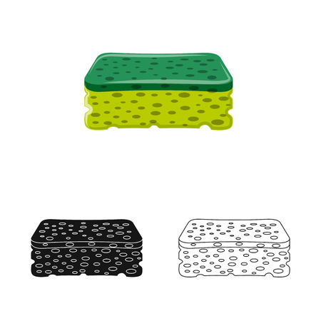Isolated object of cleaning and service icon. Collection of cleaning and household stock bitmap illustration.の写真素材