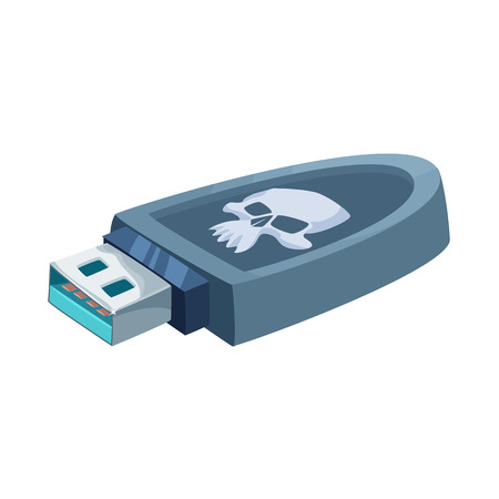 Vector design of virus and secure sign. Set of virus and cyber stock symbol for web.のイラスト素材