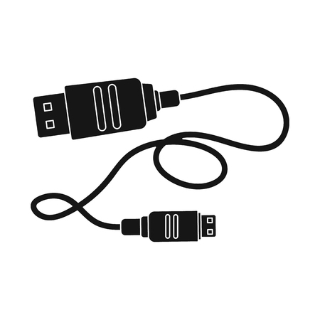 Vector illustration of laptop and device logo. Collection of laptop and server stock vector illustration.のイラスト素材