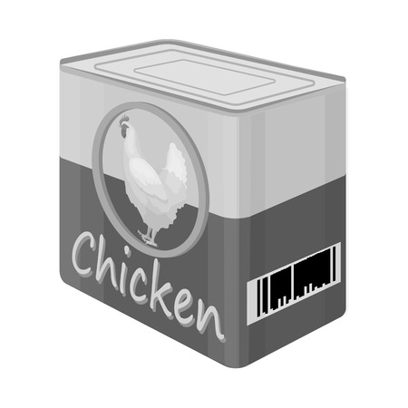 Isolated object of can and food symbol. Collection of can and package stock symbol for web.のイラスト素材