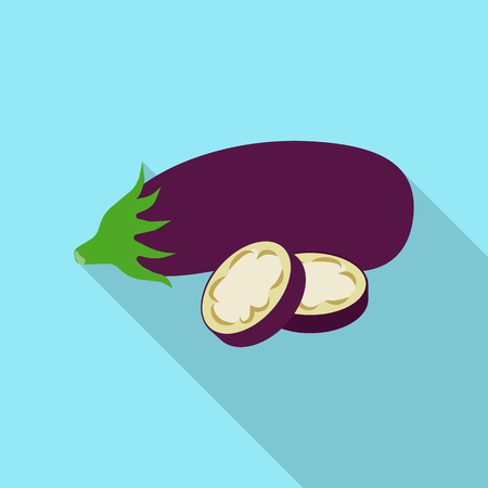 Vector illustration of vegetable and fruit icon. Set of vegetable and vegetarian stock vector illustration.のイラスト素材