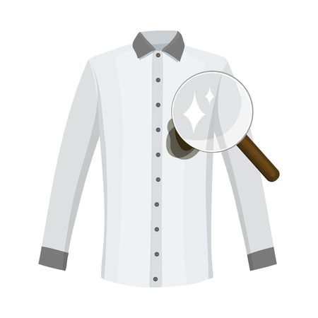 Isolated object of laundry and clean icon. Set of laundry and clothes stock symbol for web.のイラスト素材