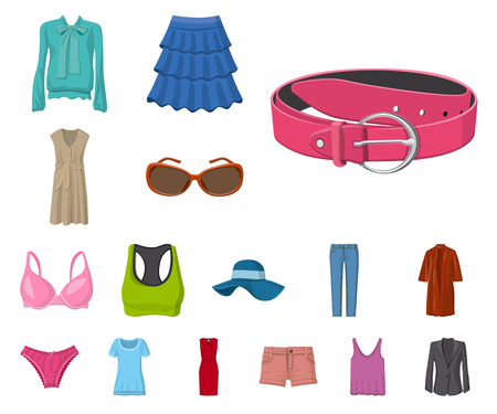 Vector illustration of sunglasses and eyewear logo. Collection of sunglasses and sun stock vector illustration.のイラスト素材