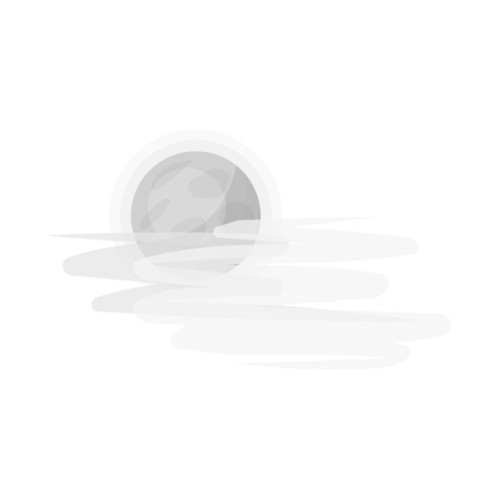 Vector illustration of weather and climate sign. Collection of weather and cloud stock symbol for web.のイラスト素材