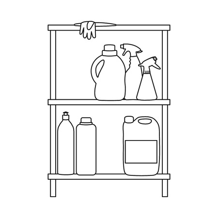 Vector illustration of laundry and clean symbol. Set of laundry and clothes stock symbol for web.のイラスト素材