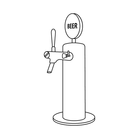 Vector illustration of pub and bar symbol. Collection of pub and interior stock vector illustration.のイラスト素材