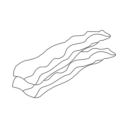 Vector illustration of burger and sandwich symbol. Collection of burger and slice vector icon for stock.のイラスト素材