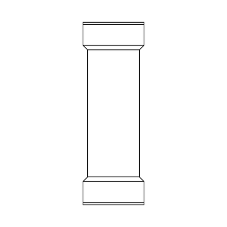Isolated object of pipe and tube sign. Collection of pipe and pipeline stock symbol for web.のイラスト素材