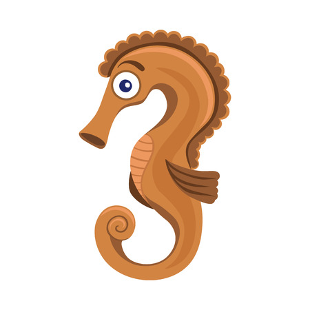 Isolated object of sea and animal logo. Set of sea and marine stock vector illustration.のイラスト素材