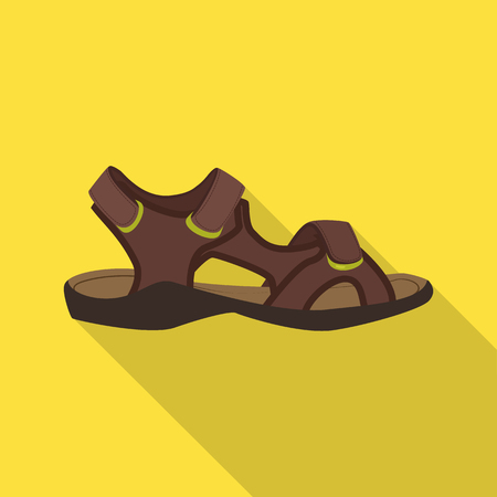 Vector illustration of shoe and footwear icon. Set of shoe and foot stock symbol for web.のイラスト素材