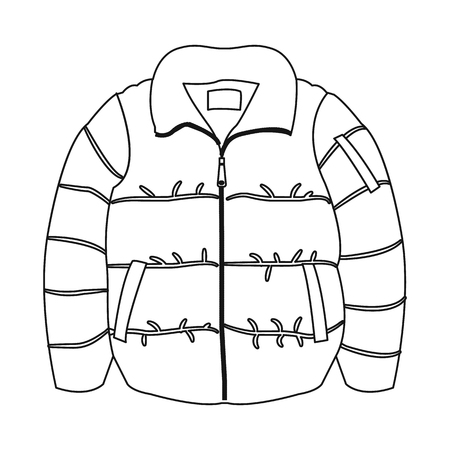 Isolated object of man and clothing symbol. Set of man and wear stock symbol for web.のイラスト素材