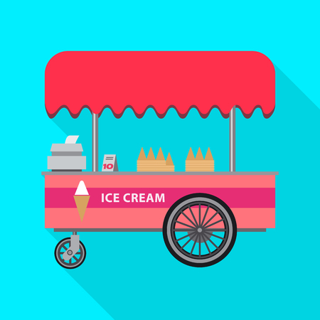 Isolated object of market and exterior sign. Set of market and food stock symbol for web.のイラスト素材
