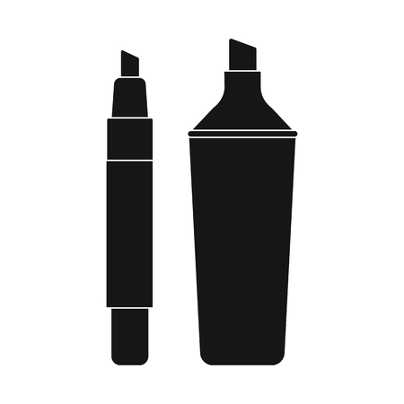 Isolated object of office and supply sign. Set of office and school stock symbol for web.のイラスト素材