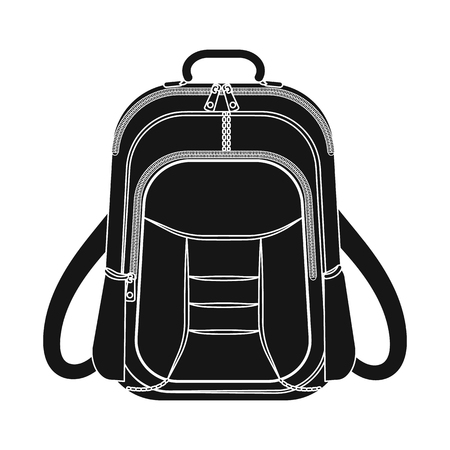 Isolated object of suitcase and baggage sign. Set of suitcase and journey stock vector illustration.のイラスト素材