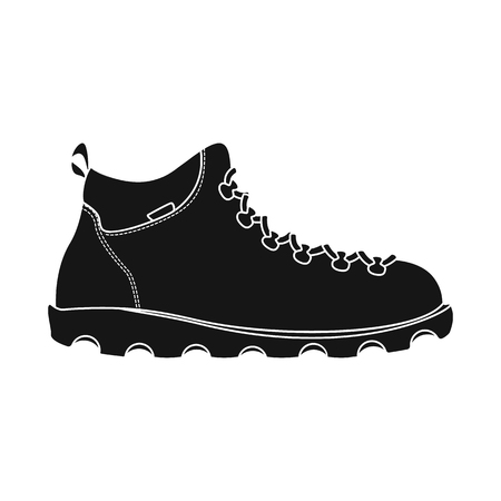 Vector illustration of shoe and footwear icon. Collection of shoe and foot stock vector illustration.のイラスト素材