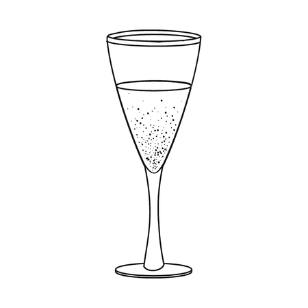 Vector illustration of drink and bar logo. Collection of drink and party stock vector illustration.のイラスト素材