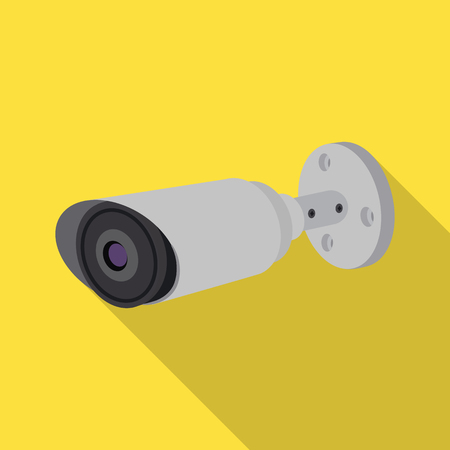 Vector illustration of cctv and camera sign. Set of cctv and system stock symbol for web.のイラスト素材