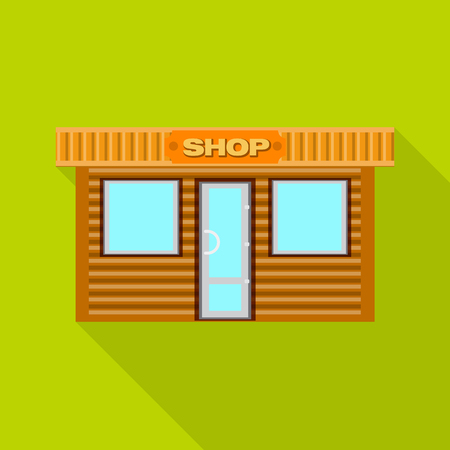 Vector illustration of market and exterior symbol. Set of market and food vector icon for stock.のイラスト素材