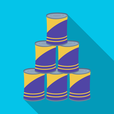 Vector illustration of food and drink sign. Set of food and store stock vector illustration.のイラスト素材