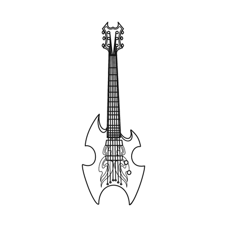 Vector illustration of music and tune logo. Collection of music and tool stock vector illustration.のイラスト素材