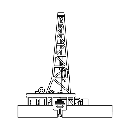 Isolated object of oil and gas symbol. Collection of oil and petrol vector icon for stock.のイラスト素材