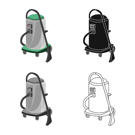 Isolated object of laundry and clean sign. Set of laundry and clothes stock symbol for web.のイラスト素材